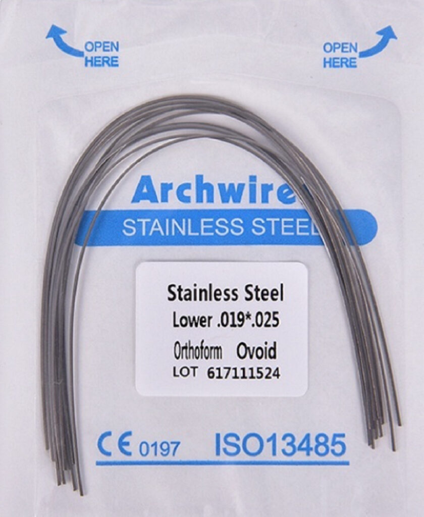 AZDENT Stainless Steel Rectangular Arch Wires For Orthodontics - Dental Lab Supplies