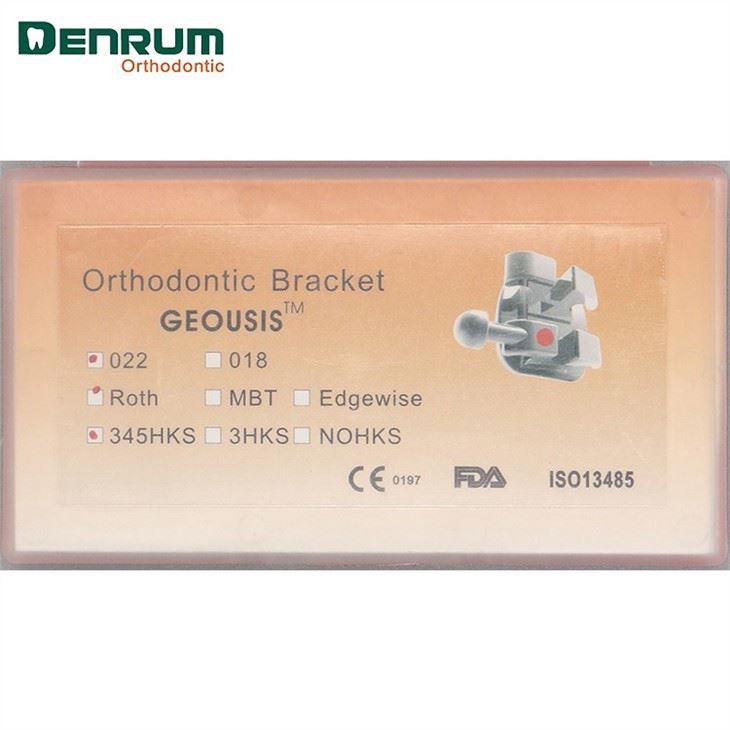 40 Sets De Brackets Dentaires Métal MIM Monoblock Mini MBT 022 345 Avec Crochets Et Base Mesh - Neuf