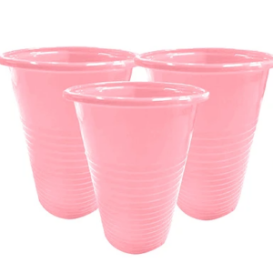 Vasos Desechables X 100 Unidades - Rosado