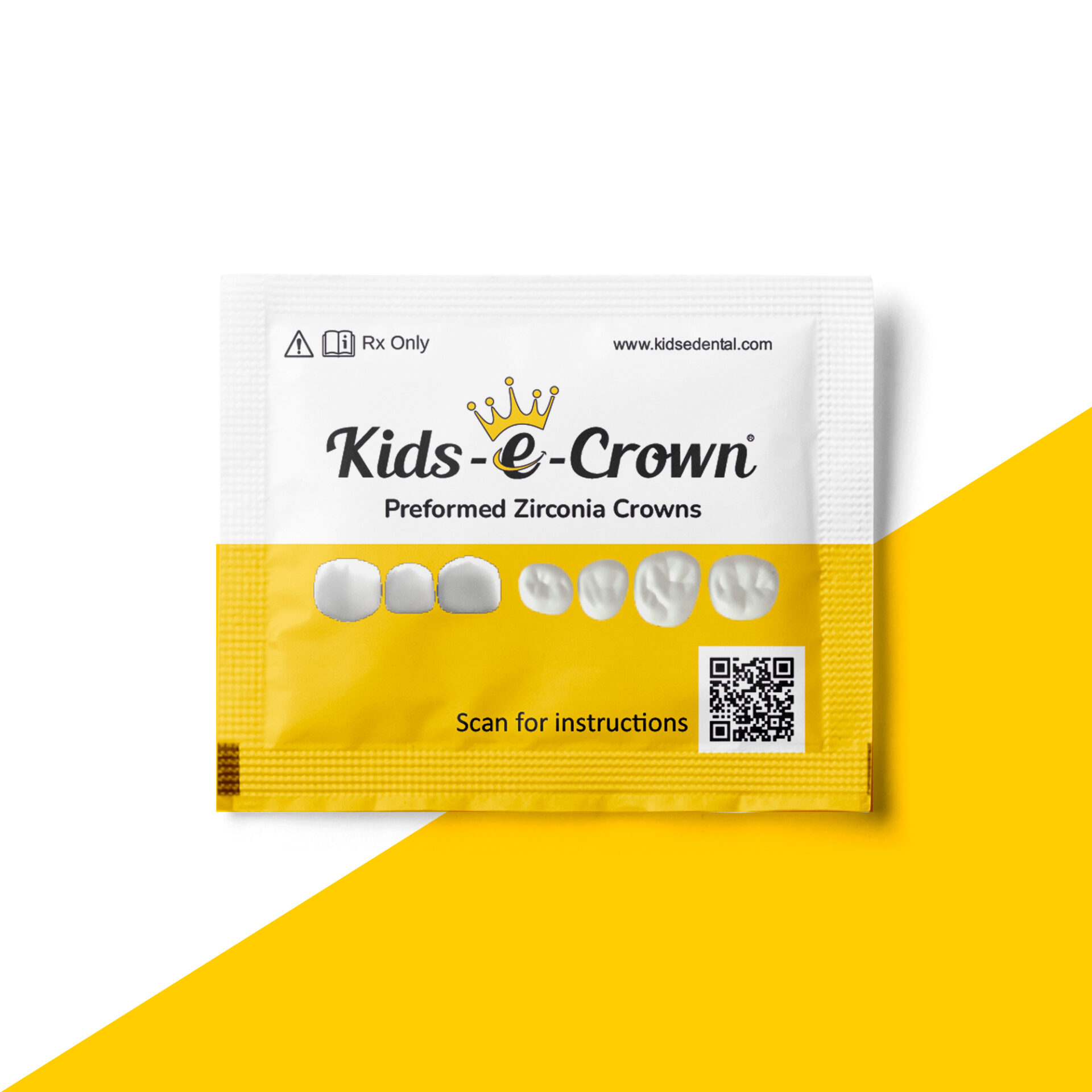 Corona Infantil Kids-E-Infantil Zirconio - Imagen 2