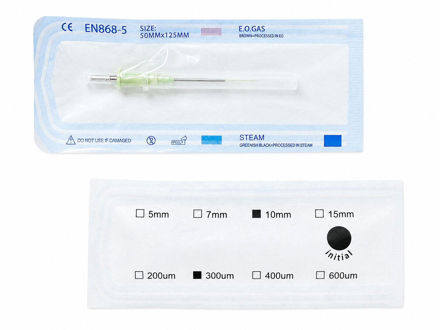 Punta desechables cirugia 300um/10mm Laser diodo