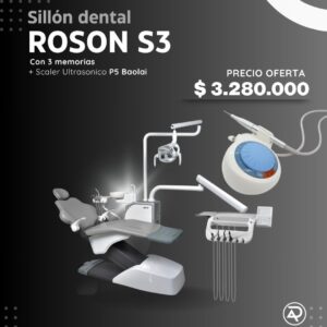 Sillón Dental Roson S3 con 3 Memorias + Scaler P5 Baolai